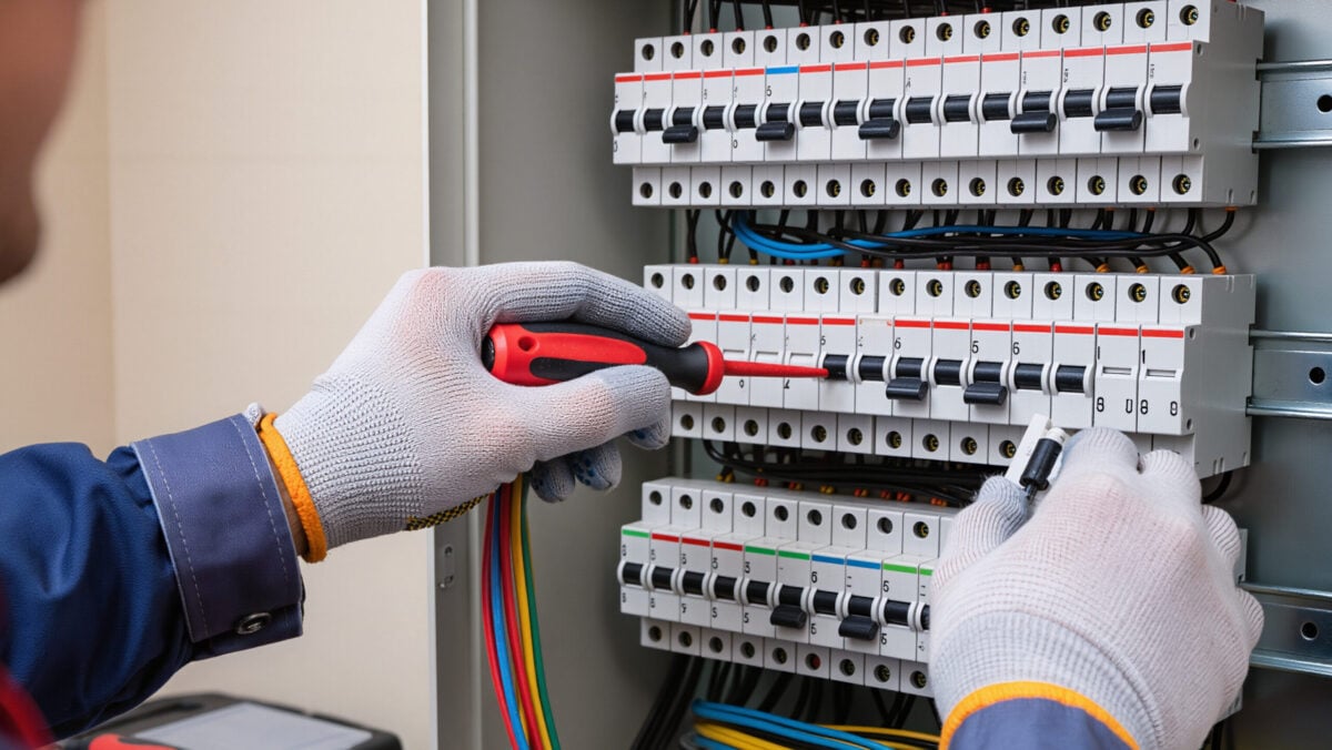 how to wire a breaker box hand fixing panel
